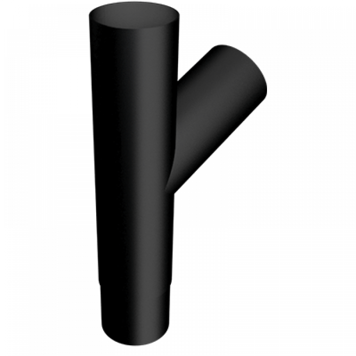 Aluminium Downpipe-Round Flushjoint 112 Deg Y Junction