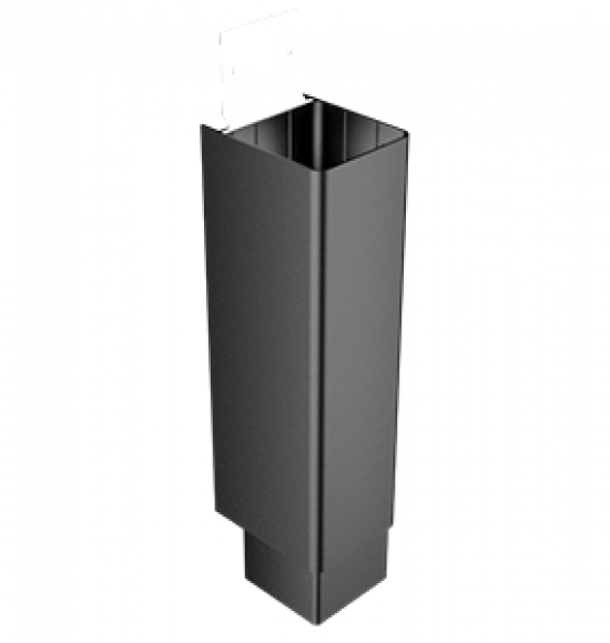 Aluminium Downpipe-Square SecurityPipe Length