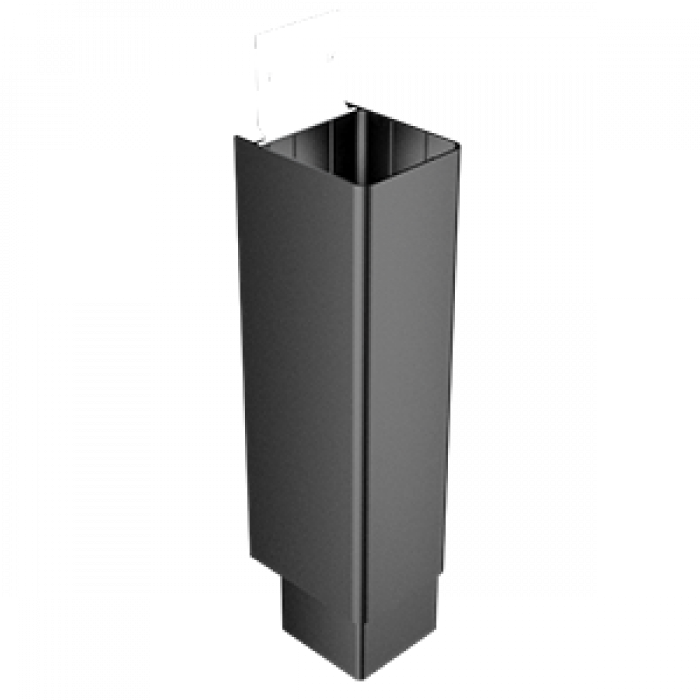 Aluminium Downpipe-Square SecurityPipe Length