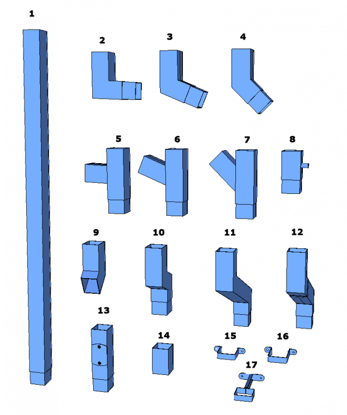 Colonnade Square flush joint layout