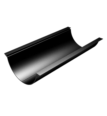 Sentinel Extruded Aluminium Beaded Half Round Gutters Snap-Fit