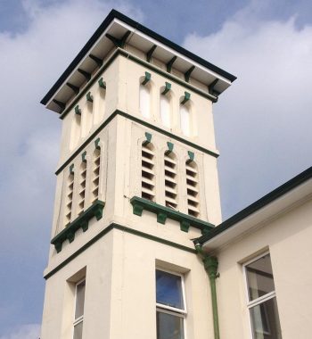 Case Study - Mount Gould Hospital, Plymouth - Legacy Cast Aluminium Gutters, Colonnade Aluminium Downpipes 3