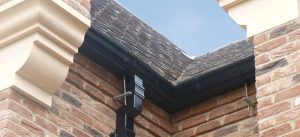 Legacy Ogee Gutters and Colonnade Cast Aluminium Downpipes installed on a self-build project