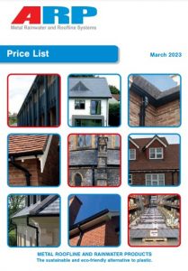 ARP Price List March 2023 - Metal Rainwater and Roofline Systems
