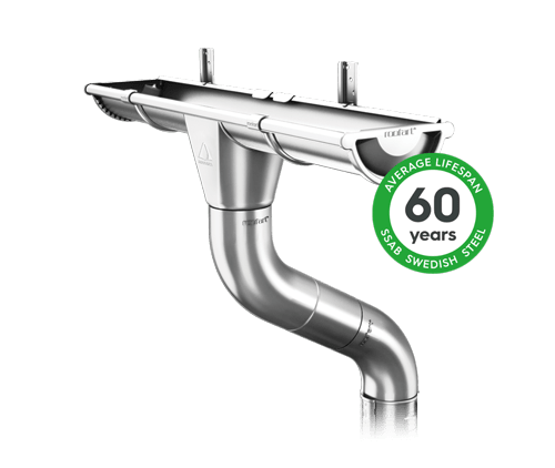 ARP Steel Guttering - Javelin Steel Rainwater System by Roofart